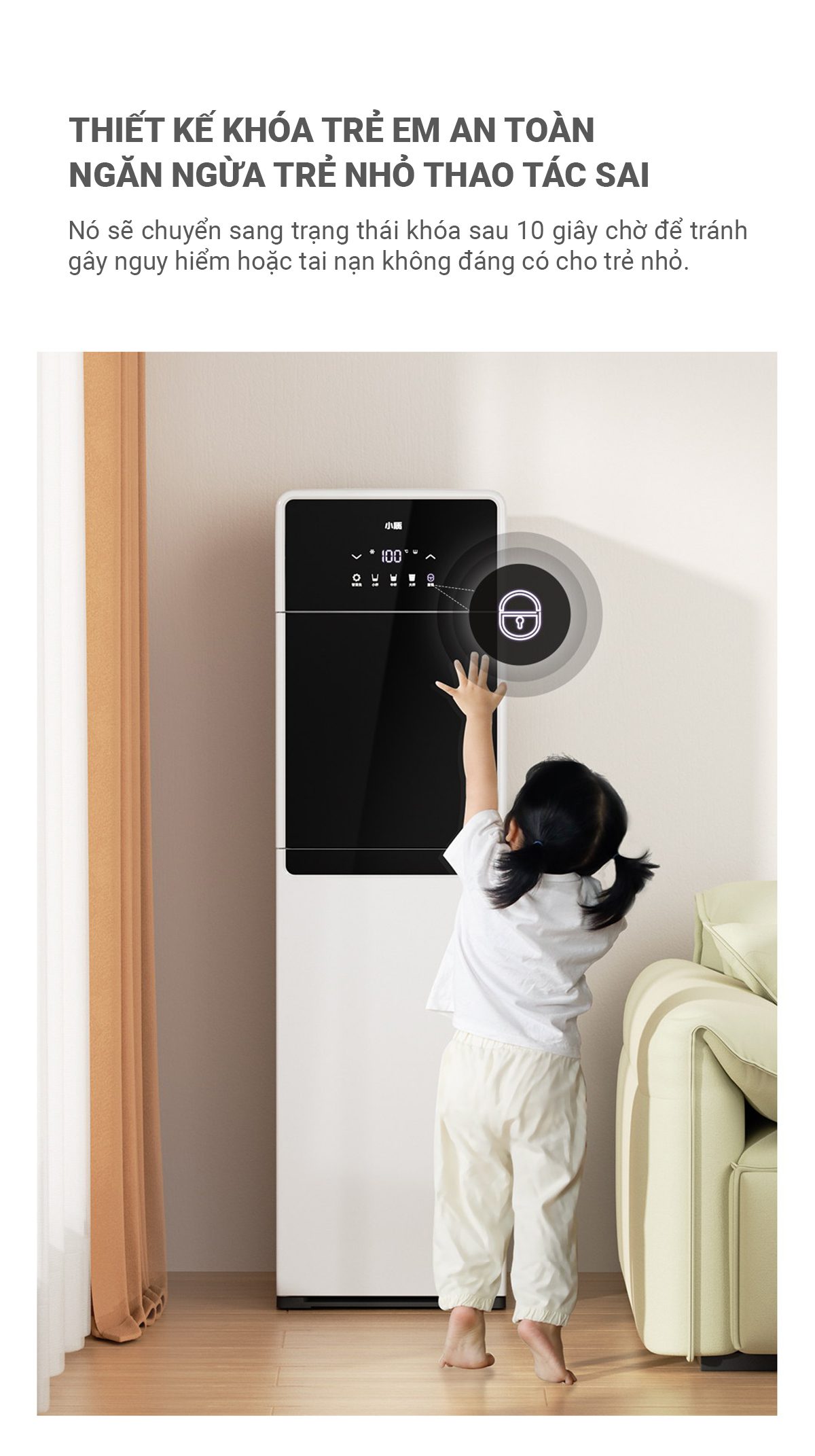 Cây Nước Nóng Lạnh Xiaomi YD9508 - Image 4